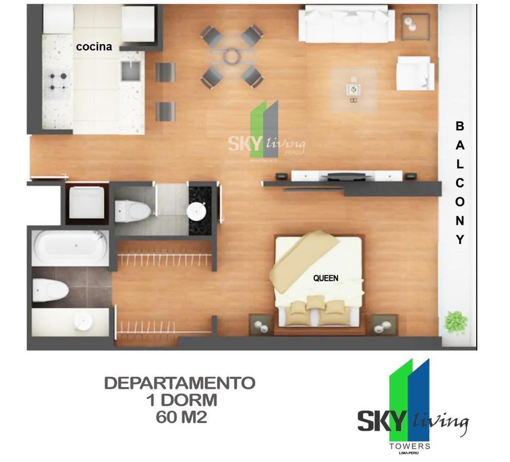 Skyliving Towers Apartments - Peru Lima Exterior foto